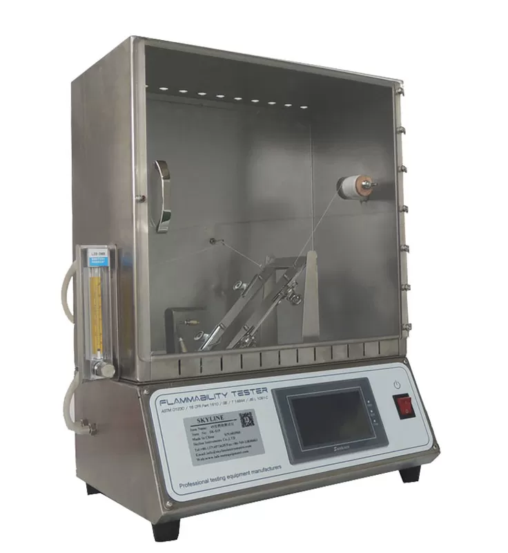 45° flammability tester, Automatic Flammability Tester